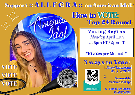 American Idol -- Allegra Miles